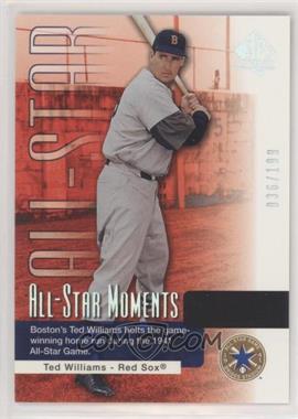 2004 SP Authentic - [Base] - Gold #136 - All-Star Moments - Ted Williams /199