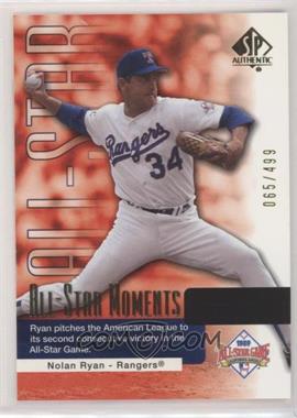 2004 SP Authentic - [Base] - Silver #160 - All-Star Moments - Nolan Ryan /499