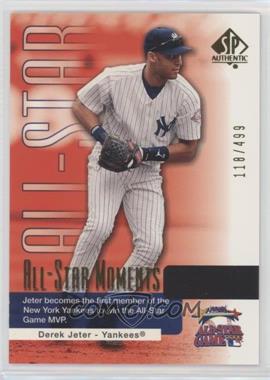 2004 SP Authentic - [Base] - Silver #172 - All-Star Moments - Derek Jeter /499