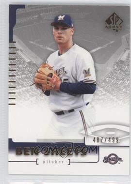 2004 SP Authentic - [Base] - Silver #31 - Ben Sheets /499