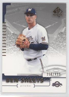 2004 SP Authentic - [Base] - Silver #31 - Ben Sheets /499