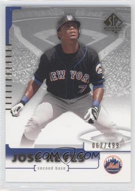2004 SP Authentic - [Base] - Silver #88 - Jose Reyes /499