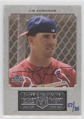 2004 SP Authentic - SP Buy Backs #82 - Jim Edmonds (2003 Upper Deck Classic Portraits) /25