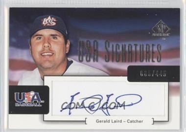 2004 SP Authentic - USA Signatures #USA-6 - Gerald Laird /445