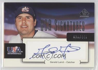 2004 SP Authentic - USA Signatures #USA-6 - Gerald Laird /445