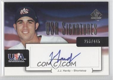 2004 SP Authentic - USA Signatures #USA-9 - J.J. Hardy /445