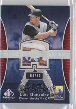 2004 SP Game Used Patch - All-Star Patches Hawaii Trade Show #PP-18 - Luis Gonzalez /10