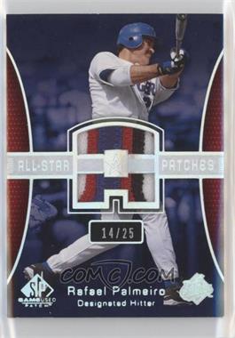 2004 SP Game Used Patch - All-Star Patches #ASPJ-RP - Rafael Palmeiro /25