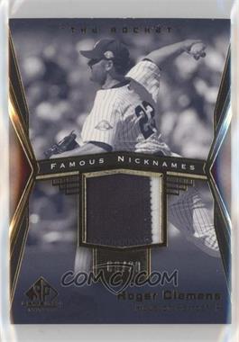 2004 SP Game Used Patch - Famous Nicknames #FN-RC - Roger Clemens /20