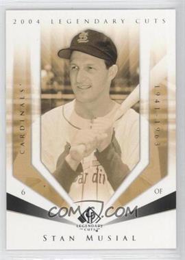 2004 SP Legendary Cuts - [Base] #109 - Stan Musial