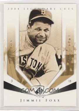 2004 SP Legendary Cuts - [Base] #55 - Jimmie Foxx