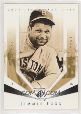 2004 SP Legendary Cuts - [Base] #55 - Jimmie Foxx