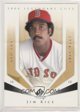 2004 SP Legendary Cuts - [Base] #69 - Jim Rice