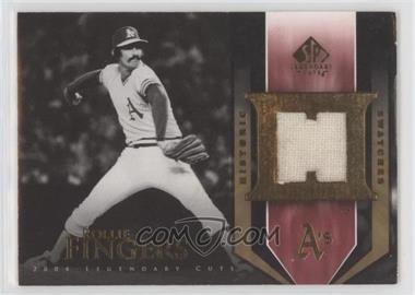 2004 SP Legendary Cuts - Historic Swatches #HS-RF - Rollie Fingers [Good to VG‑EX]
