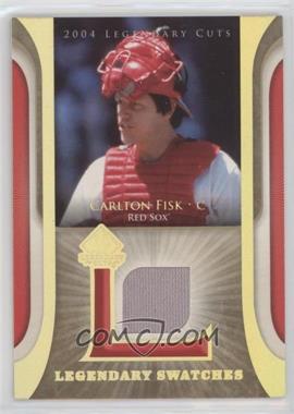 2004 SP Legendary Cuts - Legendary Swatches #LSW-CF - Carlton Fisk