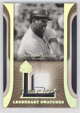 2004 SP Legendary Cuts - Legendary Swatches #LSW-DW - Dave Winfield