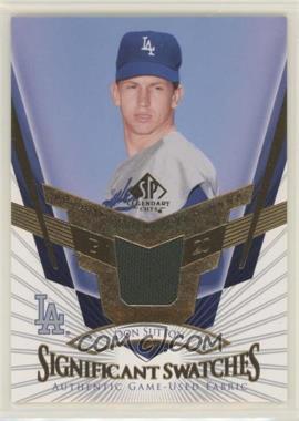 2004 SP Legendary Cuts - SIGnificant Swatches #SS-DS - Don Sutton