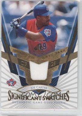 2004 SP Legendary Cuts - SIGnificant Swatches #SS-JC - Joe Carter