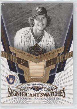 2004 SP Legendary Cuts - SIGnificant Swatches #SS-RY - Robin Yount