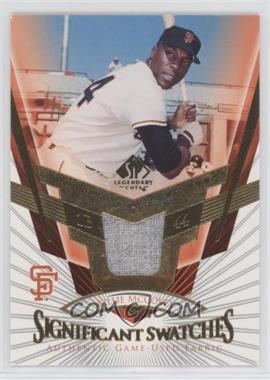 2004 SP Legendary Cuts - SIGnificant Swatches #SS-WM - Willie McCovey