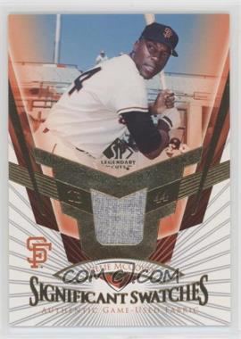 2004 SP Legendary Cuts - SIGnificant Swatches #SS-WM - Willie McCovey