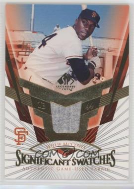 2004 SP Legendary Cuts - SIGnificant Swatches #SS-WM - Willie McCovey