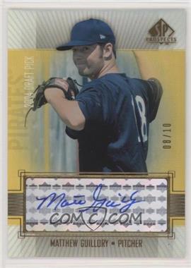 2004 SP Prospects - Autographed Draft Picks Tier 3 - Gold #MG - Matthew Guillory /10