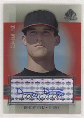 2004 SP Prospects - Autographed Draft Picks Tier 3 #GG - Gregory Goetz /400 [EX to NM]