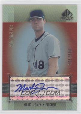 2004 SP Prospects - Autographed Draft Picks Tier 3 #MJ - Mark Jecmen /600