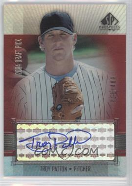 2004 SP Prospects - Autographed Draft Picks Tier 3 #TP - Troy Patton /400