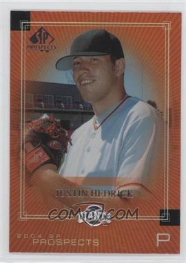 2004 SP Prospects - [Base] #206 - Justin Hedrick