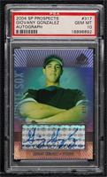 Autographed Draft Picks - Giovany Gonzalez [PSA 10 GEM MT] #/400