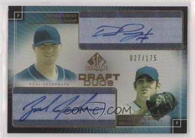 2004 SP Prospects - Draft Duos Autographs #DD-DZ - Zach Jackson, David Purcey /175