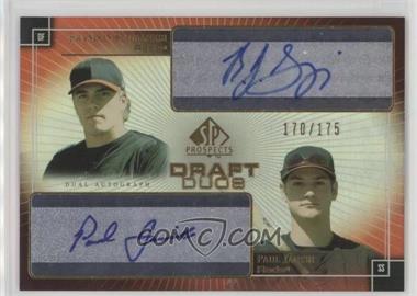 2004 SP Prospects - Draft Duos Autographs #DD-SJ - Brandon Szymanski, Paul Janish /175