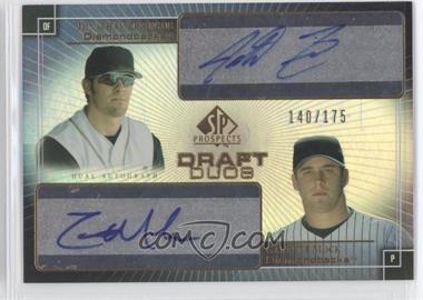 2004 SP Prospects - Draft Duos Autographs #DD-ZM - Jonathan Zeringue, Garrett Mock /175