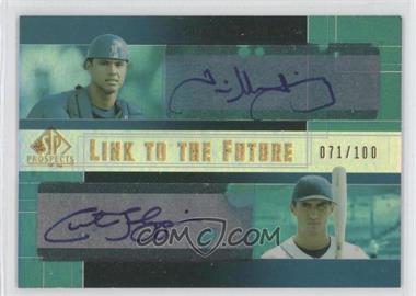 2004 SP Prospects - Link to the Future Dual Autographs #LF-QT - Guillermo Quiroz, Curtis Thigpen /100