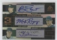 Ben Sheets, Mark Rogers, Joshua Baker #/50