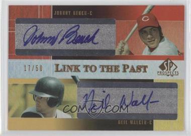 2004 SP Prospects - Link to the Past #LP-BW - Johnny Bench, Neil Walker /50