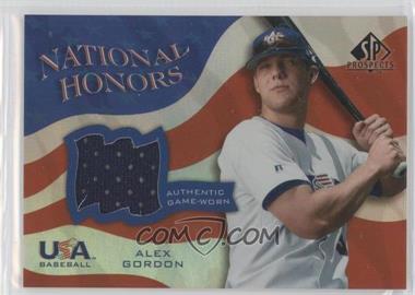 2004 SP Prospects - USA Baseball National Honors #NH-AG - Alex Gordon