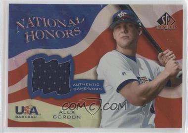 2004 SP Prospects - USA Baseball National Honors #NH-AG - Alex Gordon