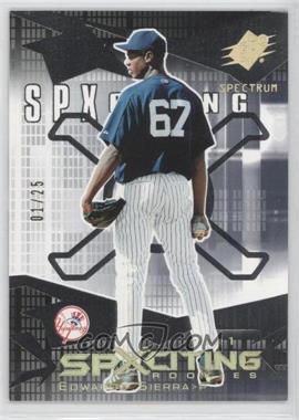 2004 SPx - [Base] - Spectrum #134 - SPXciting Rookies Tier 1 - Eduardo Sierra /25