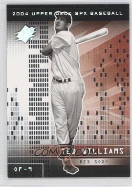 2004 SPx - [Base] #103 - Ted Williams