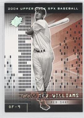 2004 SPx - [Base] #103 - Ted Williams