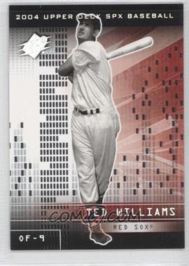 2004 SPx - [Base] #103 - Ted Williams