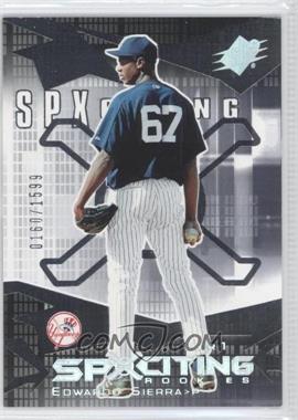 2004 SPx - [Base] #134 - SPXciting Rookies Tier 1 - Eduardo Sierra /1599