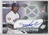 SPx Auto Rookie Jerseys - Frank Francisco #/799