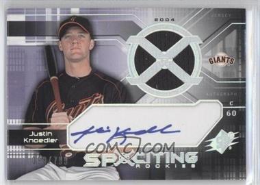 2004 SPx - [Base] #184 - SPx Auto Rookie Jerseys - Justin Knoedler /799