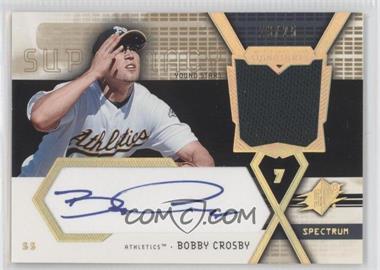 2004 SPx - Swatch Supremacy Signatures Young Stars - Spectrum #SS-BC - Bobby Crosby /25