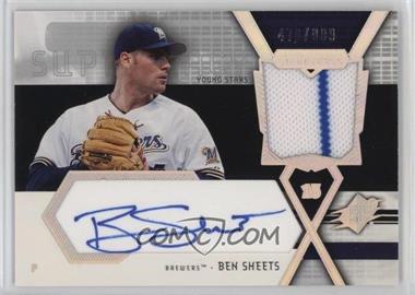 2004 SPx - Swatch Supremacy Signatures Young Stars #SS-BS - Ben Sheets /999