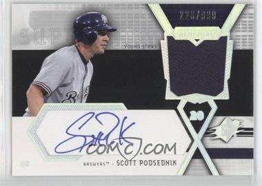2004 SPx - Swatch Supremacy Signatures Young Stars #SS-SP - Scott Podsednik /999